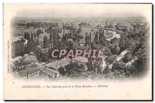 Cartes postales Angouleme Vue Generale prise de la Place Beaulieu ND Pbot