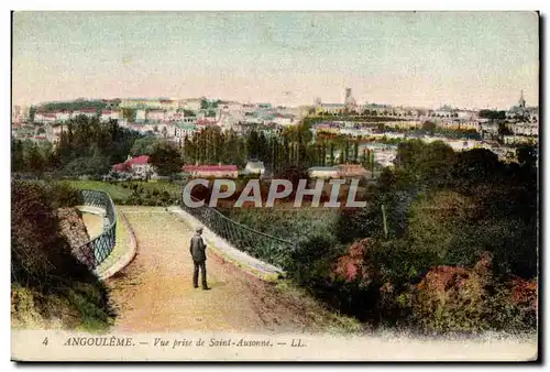 Ansichtskarte AK Angouleme Vue prise de Saint Ausonne LL