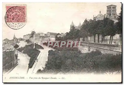 Cartes postales Angouleme Vue prise du Rempart Desaix LL