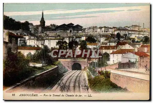 Ansichtskarte AK Angouleme Vers le Tunnel du chemin de fer