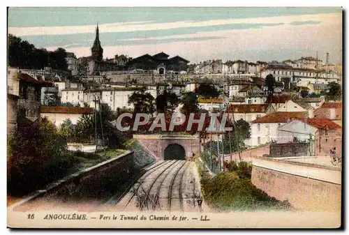 Cartes postales Angouleme Vers le Tunnel du chemin de fer