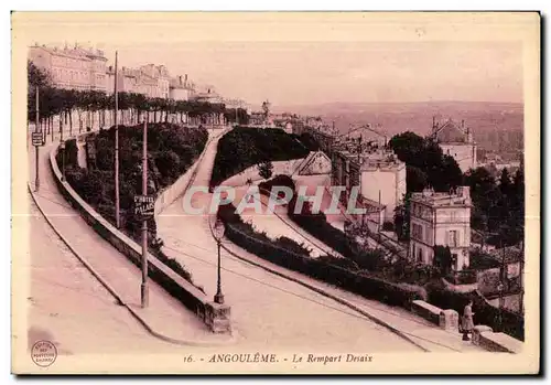 Cartes postales Angouleme La Rempart Desaix