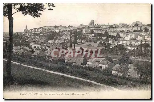 Cartes postales Angouleme Panarama pris de Saint Martin LL