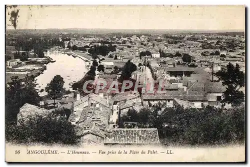 Ansichtskarte AK Angouleme L Houmeau Vue prise de la Place du Palet