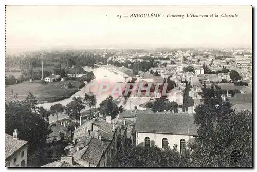 Ansichtskarte AK Angouleme Faubourg L Houmeau et la Charente