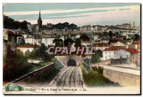 Cartes postales Angouleme Vers Le Tunnel du Chemin de ter