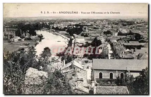 Cartes postales Angouleme Vue sur l Houmeau et la Charente