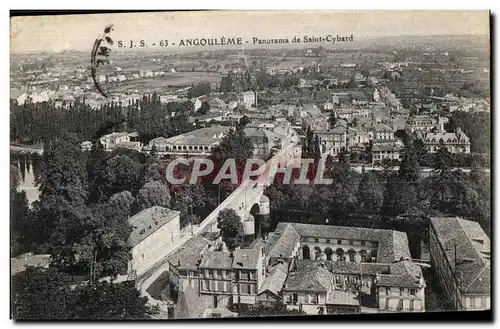 Cartes postales Angouleme Panorama de Saint Cybard