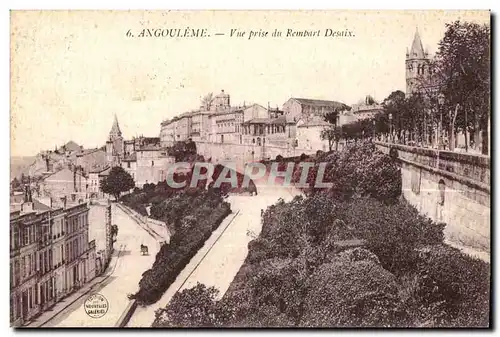 Cartes postales Angouleme Vue prise du Rembart Desaix