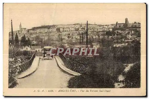 Ansichtskarte AK Angouleme Vue du Versant Sud Ouest