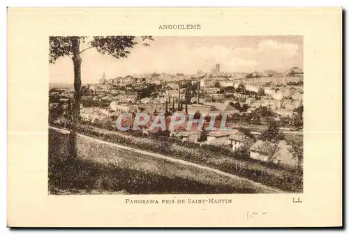 Cartes postales Angouleme Panorama Pris De Saint Marin