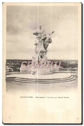 Ansichtskarte AK Angouleme Monument a Carnot Par Raoul Verlet