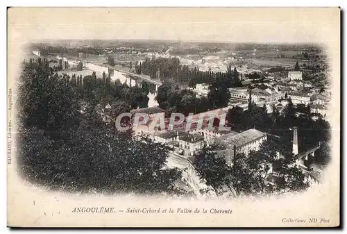 Cartes postales Angouleme Saint Cybard et la Vallie de la Charente