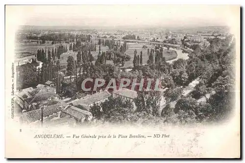 Cartes postales Angouleme Vue Generale Prise de la Place Beaulieu ND Phot