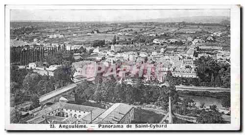 Cartes postales Angouleme Panorama de Saint Cybard
