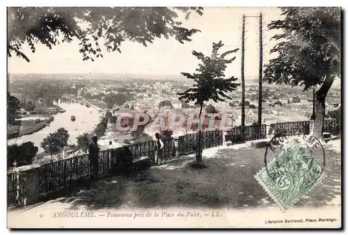 Cartes postales Angouleme Panorama Pris de la Place du Palet LL