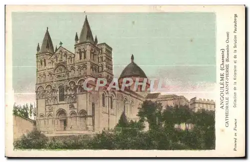 Ansichtskarte AK Angouleme (Charente) Cathedrale Saint Pierre