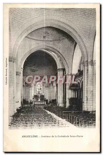 Cartes postales Angouleme Interieur de la Cathedrale Saint Pierre