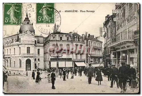 Cartes postales Angouleme Place Marengo