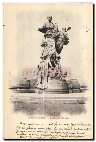 Cartes postales Angouleme Monument Carnot