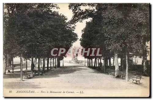 Cartes postales Angouleme Vers le Monument de Carnot