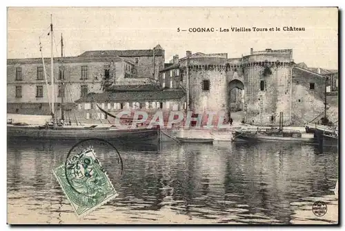 Cartes postales Cognac Les Vielles Tours et le Chateau