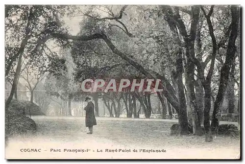 Ansichtskarte AK Cognac Parc Francois Ie Le Rond Point de I Esplanade