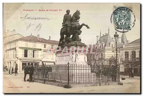 Cartes postales Cognac Statue de Francois 1er