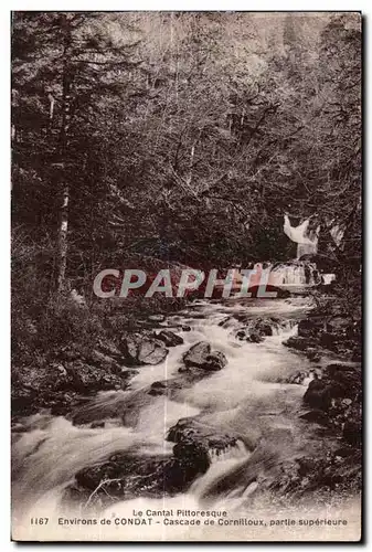 Ansichtskarte AK Le Cantal Pittoresque Environs de Condat Cascade de Cornilloux Partle Superieure