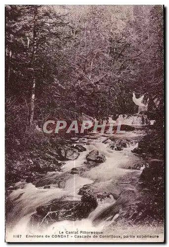 Ansichtskarte AK Le Cantal Pittoresque Envirous de Condat Cascade de Cornilloux Superleure