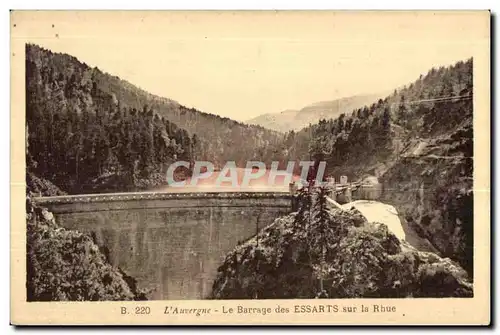 Cartes postales L Auvergne Le Barrage des Essarts Sur la Rhue