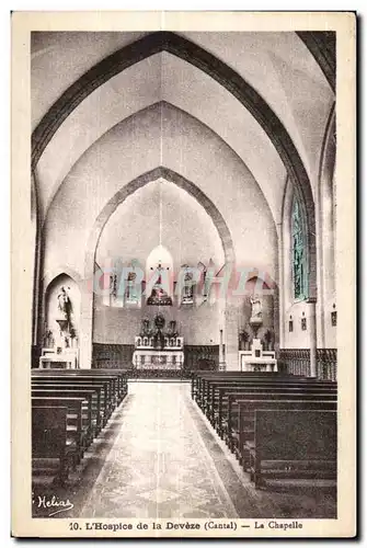 Ansichtskarte AK L Hospice de la Deveze (Cantal) La chapelle