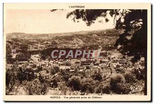 Cartes postales Murols Vue Generale Prise du Chateau