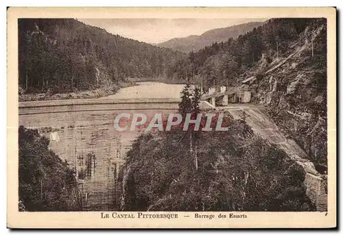 Cartes postales Le cantal pittoresque barrage des essarts