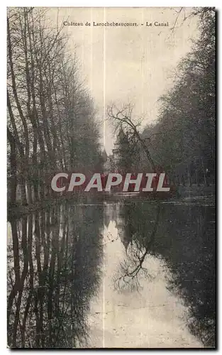 Cartes postales Chateau de Larochebeaucourt le canal