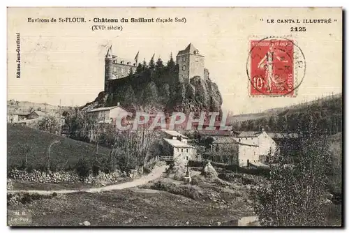 Ansichtskarte AK Environs de St-Flour chateau du saillant (sacade sud) (XVIe siecle)