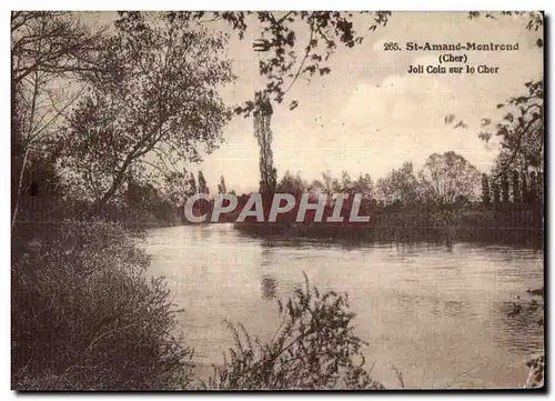 Cartes postales St Amand montrond (Cher) Joli soin sur le cher