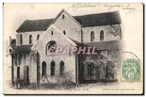 Cartes postales Noirlac Ancienne abbaye Eglise Abside (Cher)