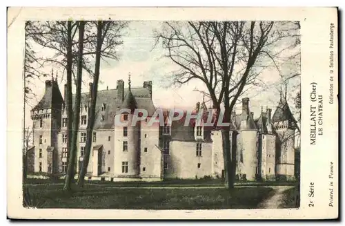 Cartes postales Meillant (cher) le chateau