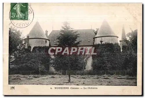 Cartes postales Nouziers (Creuse) le chateau