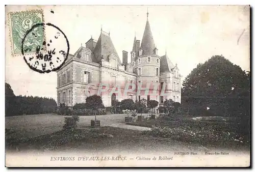 Cartes postales Environs D Evaux Les Bains Chateau de Relibert