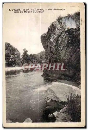 Ansichtskarte AK Evaux Les Bains (Creuse) Vue pittoresque prise au Moulin Bodeau