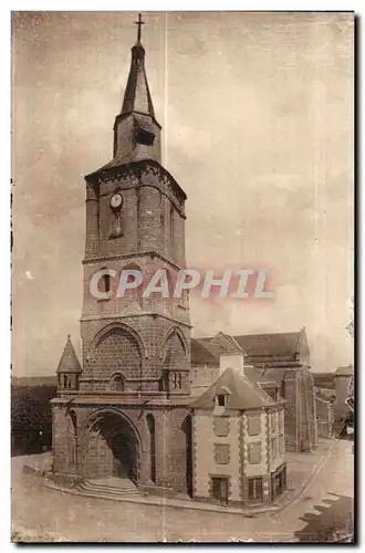 Ansichtskarte AK La Souterraine (Creuse) Eglise Notre Dame et Saint Andre