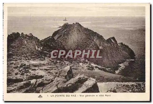 Ansichtskarte AK La Pointe Du Raz Vue generale et cote Nord