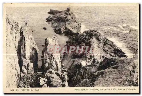 Cartes postales Pointe du Raz Ptit Port de Bestree Vue Prise a 100 Meteres d Altilude