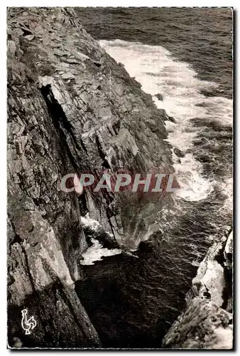 Ansichtskarte AK Pointe du Raz (Finistere) L enfer de Plogoff et la Cherninea du Diabte