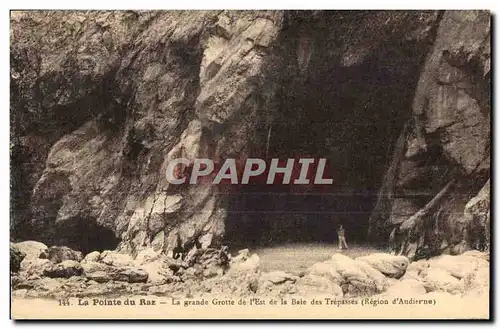 Ansichtskarte AK Pointe du Raz La grande Grotte de L Est de la Baie des Trepasses (Region d Audierne)