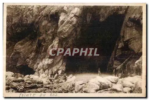 Ansichtskarte AK Pointe du Raz La Grotte de l Est de la Baie Des Trepasses (Region d Audierne)