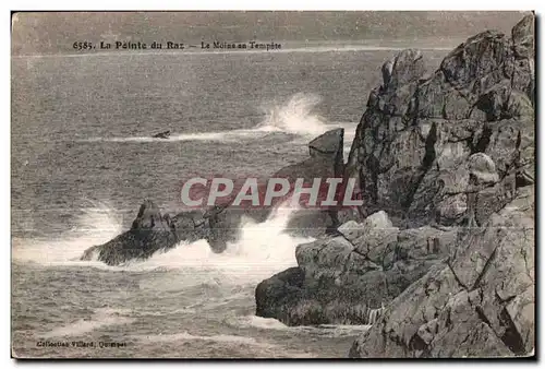 Cartes postales La Peinte Du Raz La Moine en Tempete