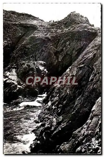 Ansichtskarte AK La Pointe du Raz (Finistere) La Grotte des Comorans